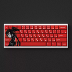 Red Samurai PBT Keycaps – Cherry Profile (73 Keys)
