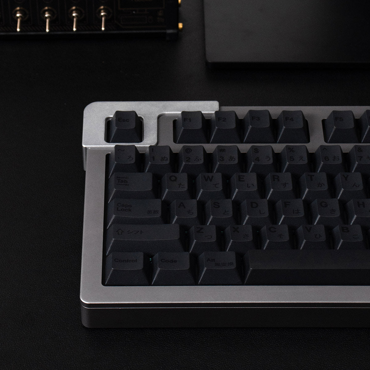 PBT Keycaps Black Dye-Sub — Carbon Black Complete Set, 143 Keys