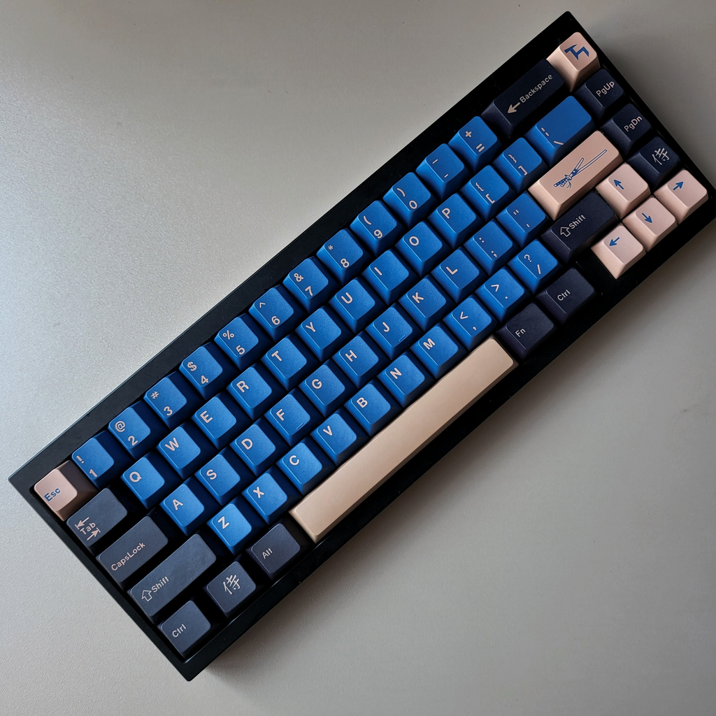 Blue Samurai PBT Keycaps (137 Keys)
