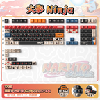 Naruto PBT Keycaps – Cherry Profile (129 Keys)