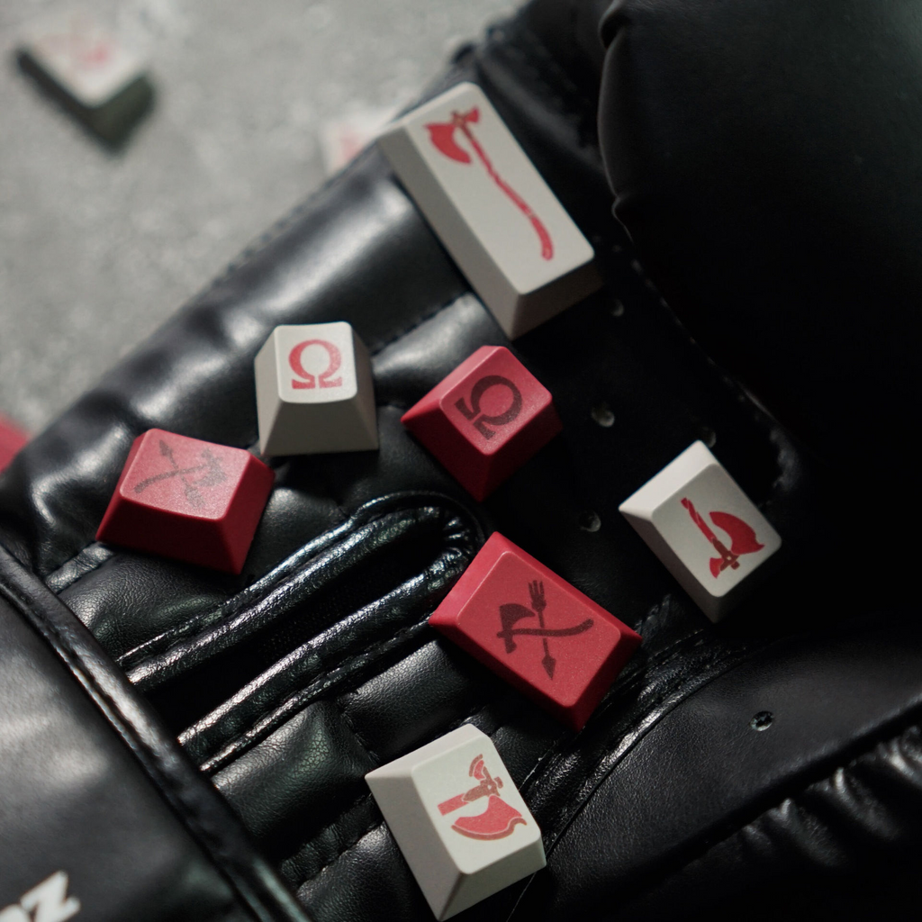 God of War Keycap Set – Cherry Profile PBT 204 Keys