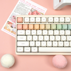 Rainbow R2 MOA PBT Keycap Set – 125 Keys