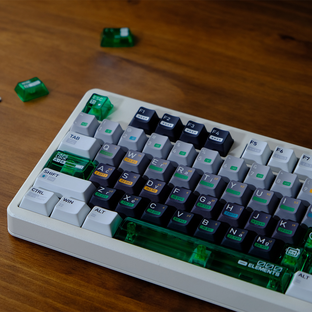 Chemistry 003 Keycaps – PBT & PC, Cherry Profile (193 Keys)