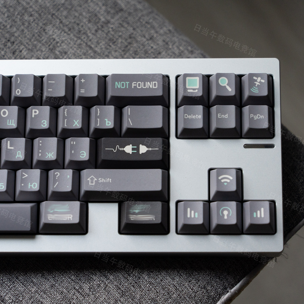 Error 404 Grey Keycap Set – Cherry Profile PBT 141 Keys