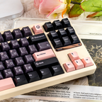 Night Sakura PBT/PC Keycaps – Cherry Profile (164 Keys)