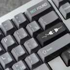 Error 404 Grey Keycap Set – Cherry Profile PBT 141 Keys