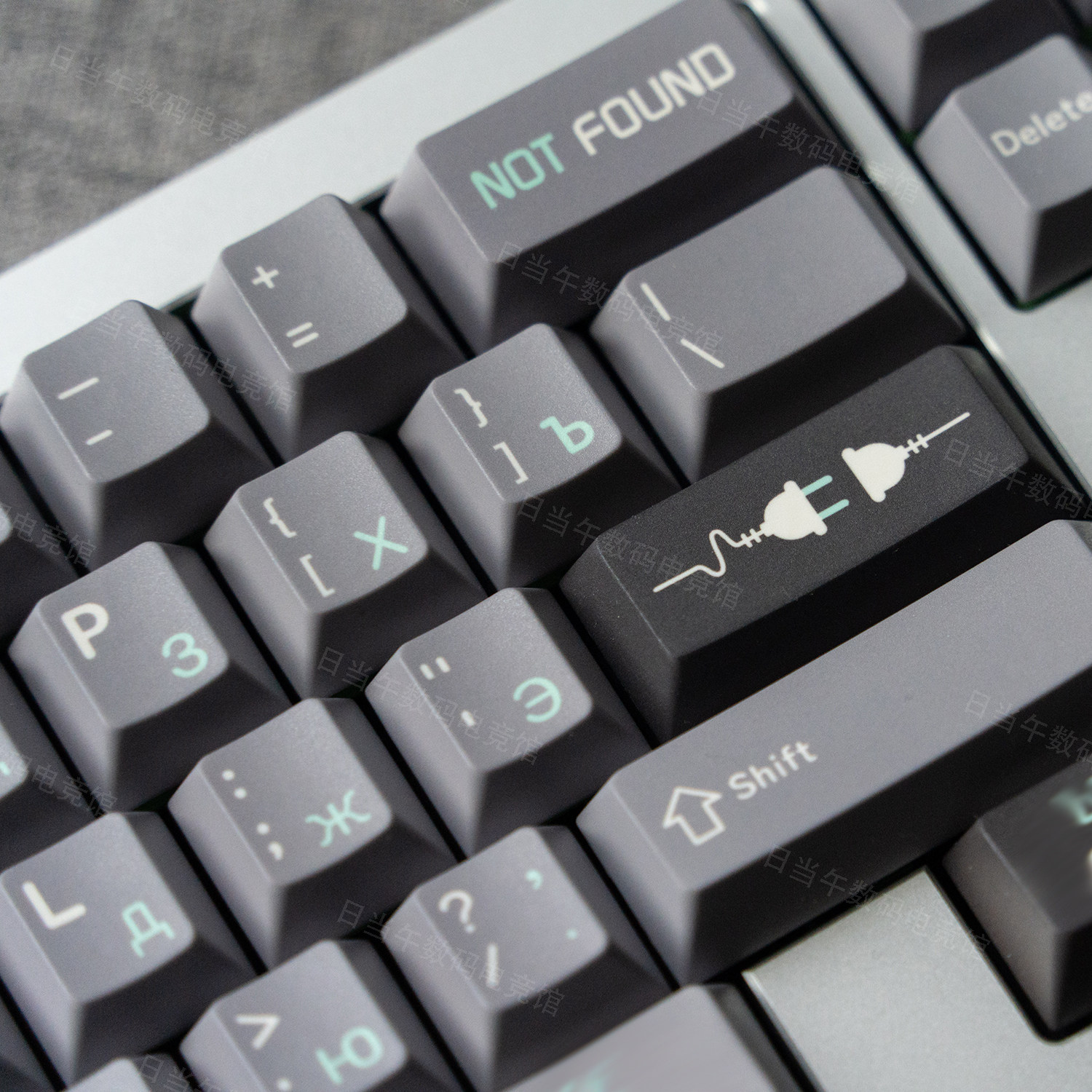Error 404 Grey Keycap Set – Cherry Profile PBT 141 Keys