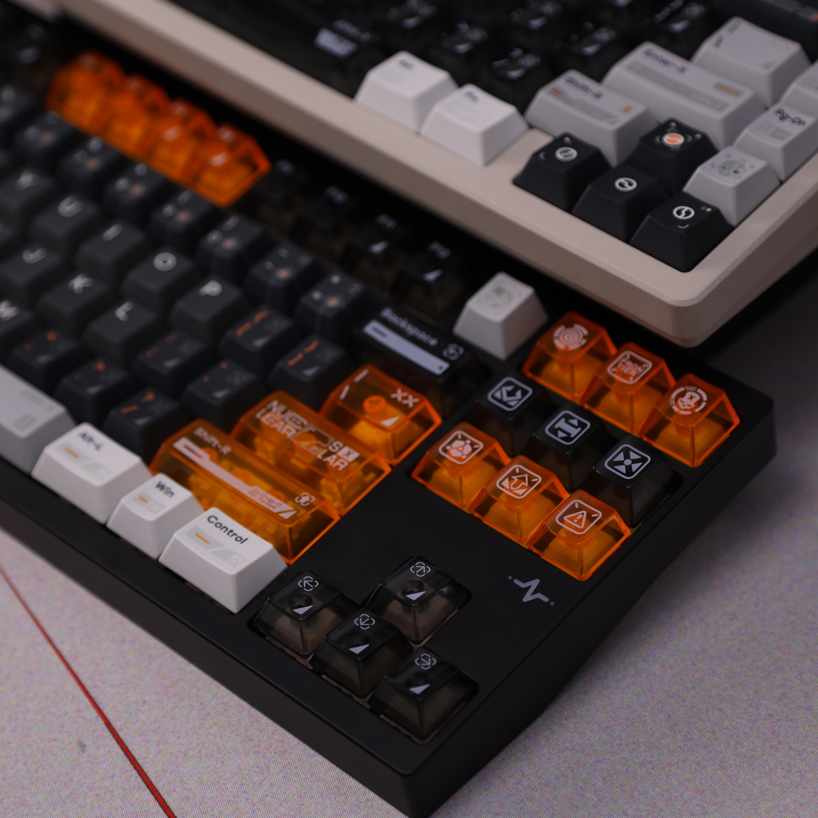 X Era PBT + PC Keycap Set – Cherry Profile Dye-Sub UV Keycaps