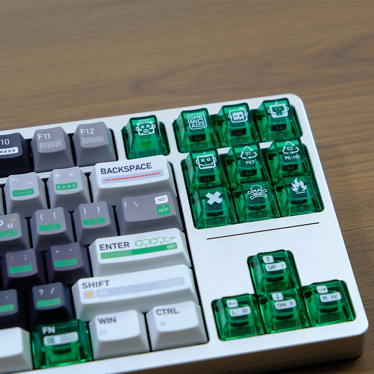 Chemistry 003 Keycaps – PBT & PC, Cherry Profile (193 Keys)