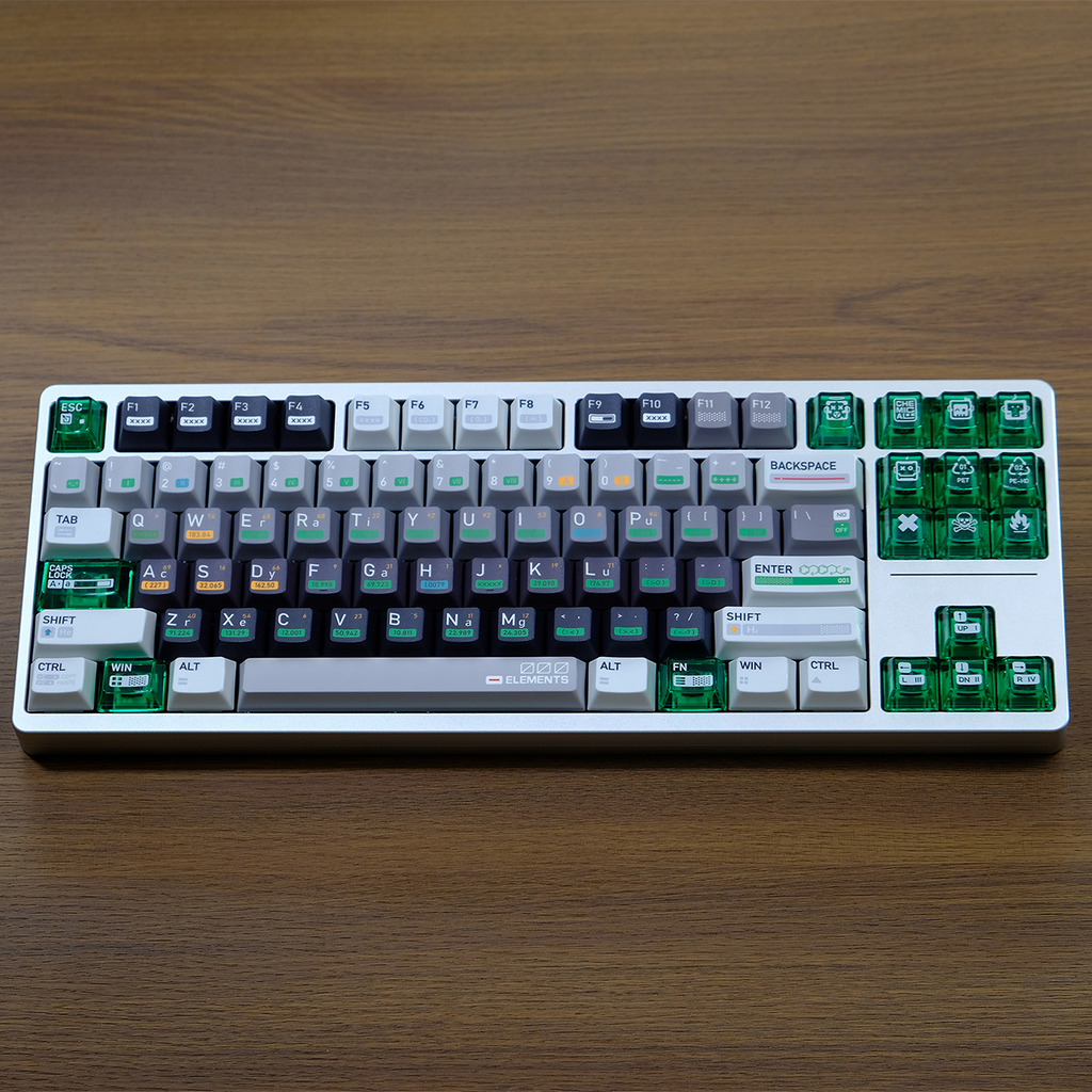 Chemistry 003 Keycaps – PBT & PC, Cherry Profile (193 Keys)