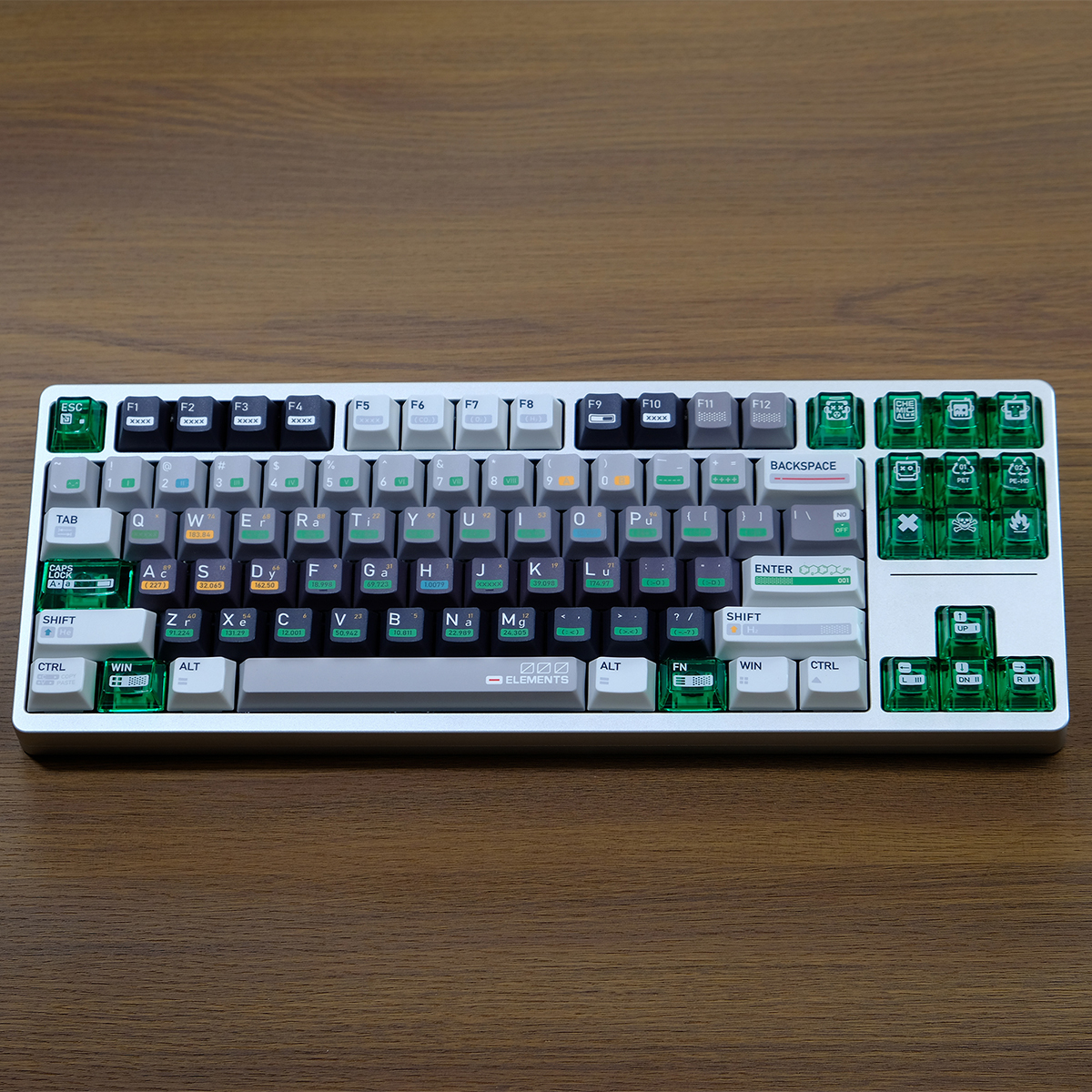 Chemistry 003 Keycaps – PBT & PC, Cherry Profile (193 Keys)