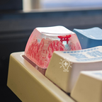 Snow Mountain Fuji Resin Artisan Keycap | Profile SA