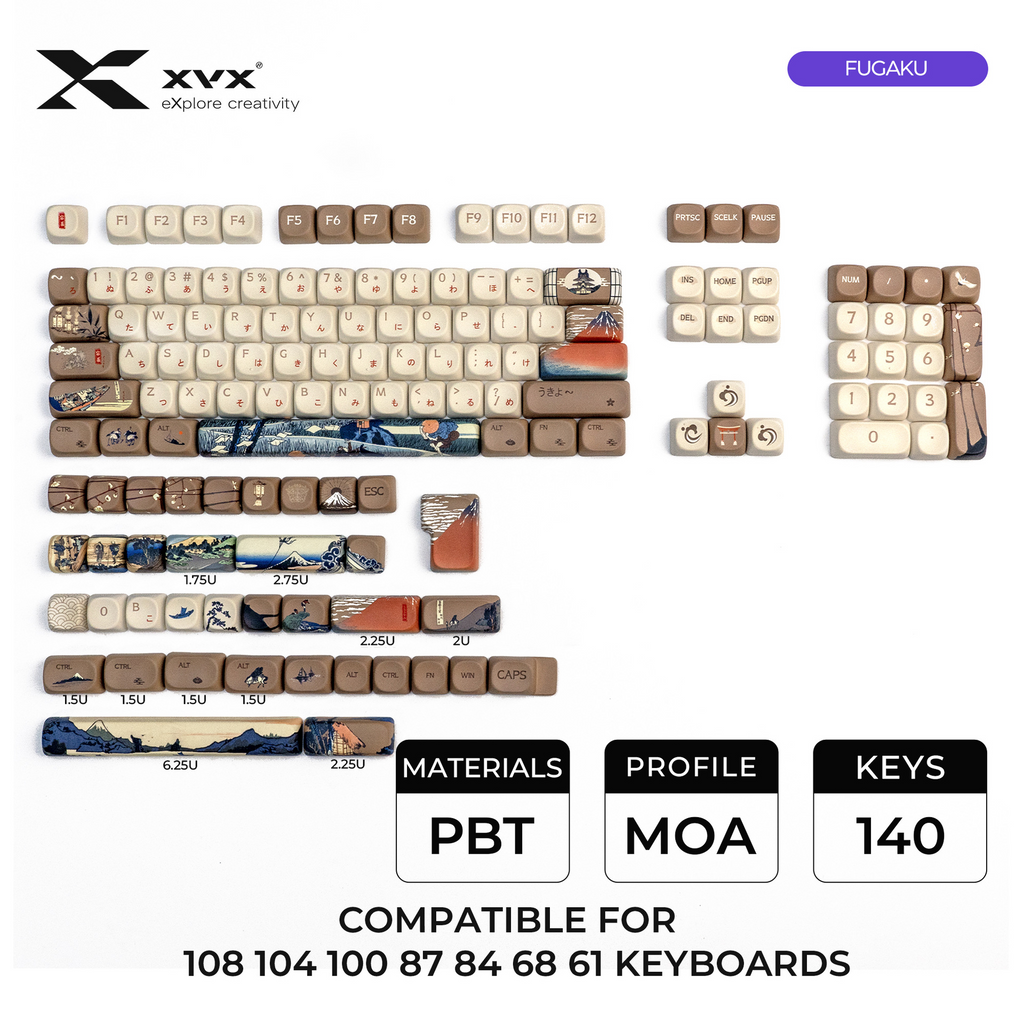 XVX Fugaku Themed PBT Keycap