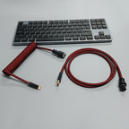 Coiled Aviator Keyboard Cable