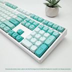 Mint Soda MOA Profile PBT Keycap Set – 125 Keys