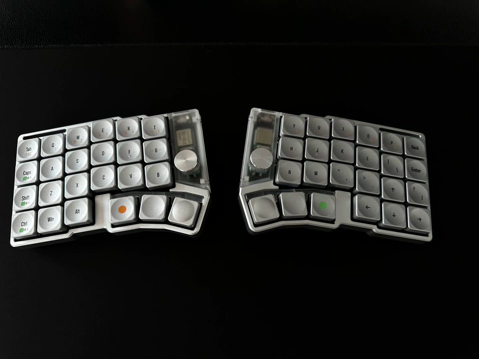 LCK Low-Profile Keycaps | 54 Keys, Metallic Finish