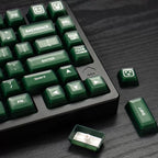 SA Profile Emerald Green Keycaps – 142-Key PBT Double-Shot Set