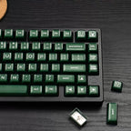 SA Profile Emerald Green Keycaps – 142-Key PBT Double-Shot Set