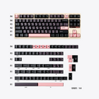 Night Sakura PBT/PC Keycaps – Cherry Profile (164 Keys)
