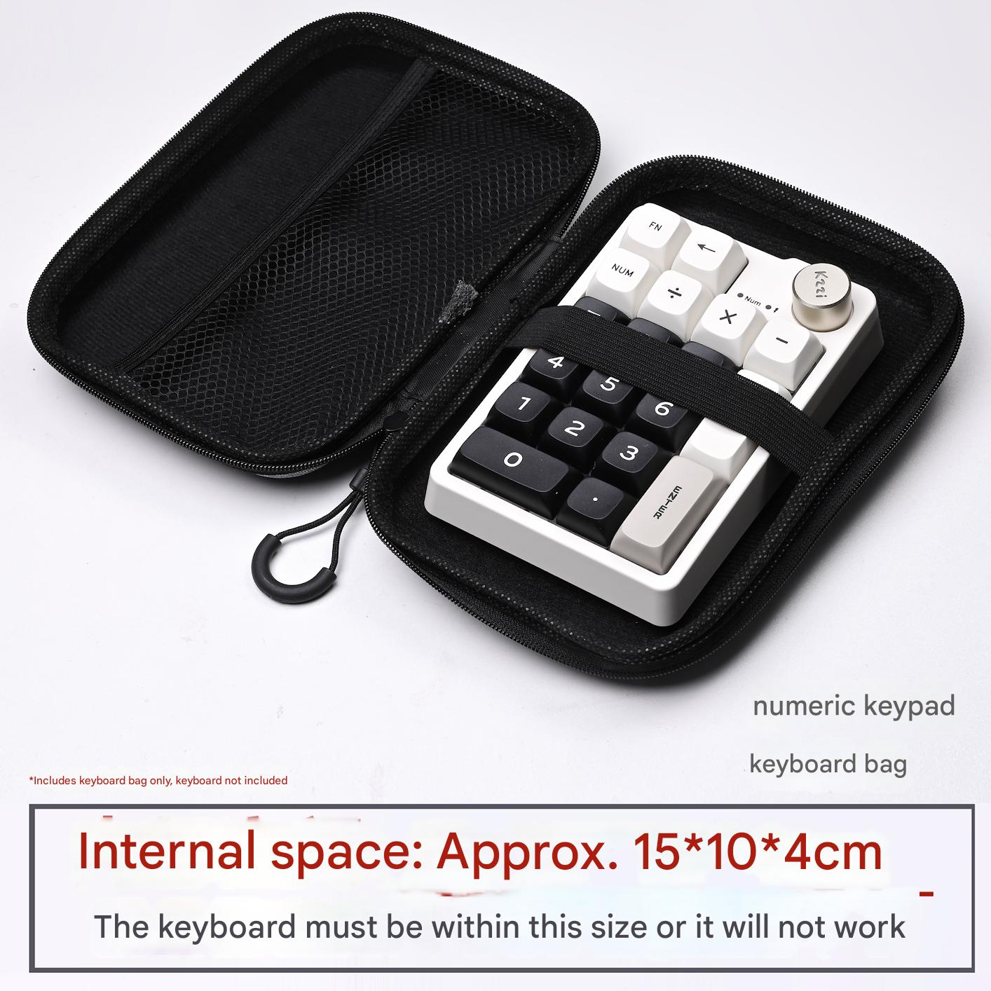 Kelowna Mechanical Keyboard Carrying Case – Waterproof EVA Storage Bag (Multiple Sizes)