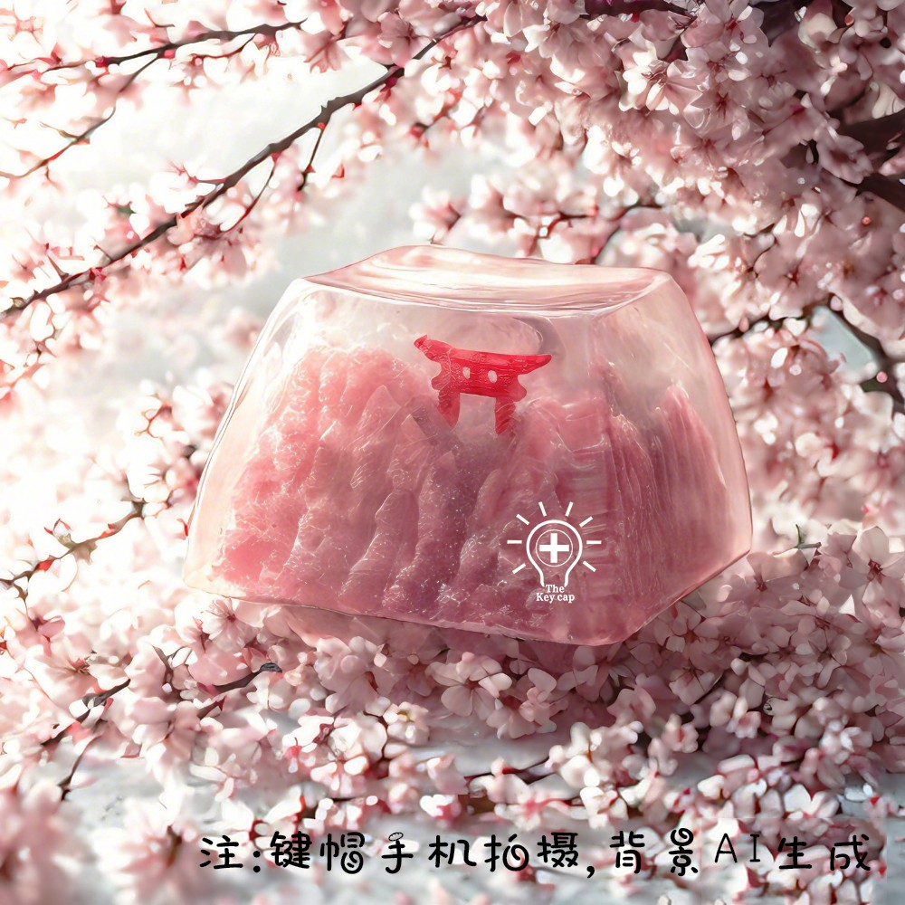 Snow Mountain Fuji Resin Artisan Keycap | Profile SA